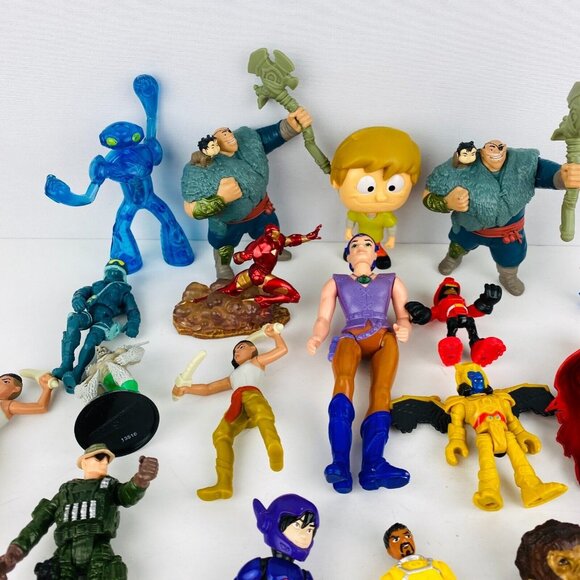 Kids Pretend Play Toy Characters Figure Lot Marvel DC Super Hero Girls Big ++ - Picture 2 of 8